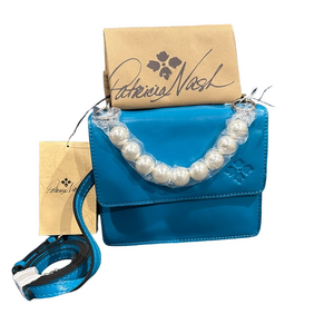 Patricia Nash Leather Veolia Crossbody With Faux Pearl Handle NWT